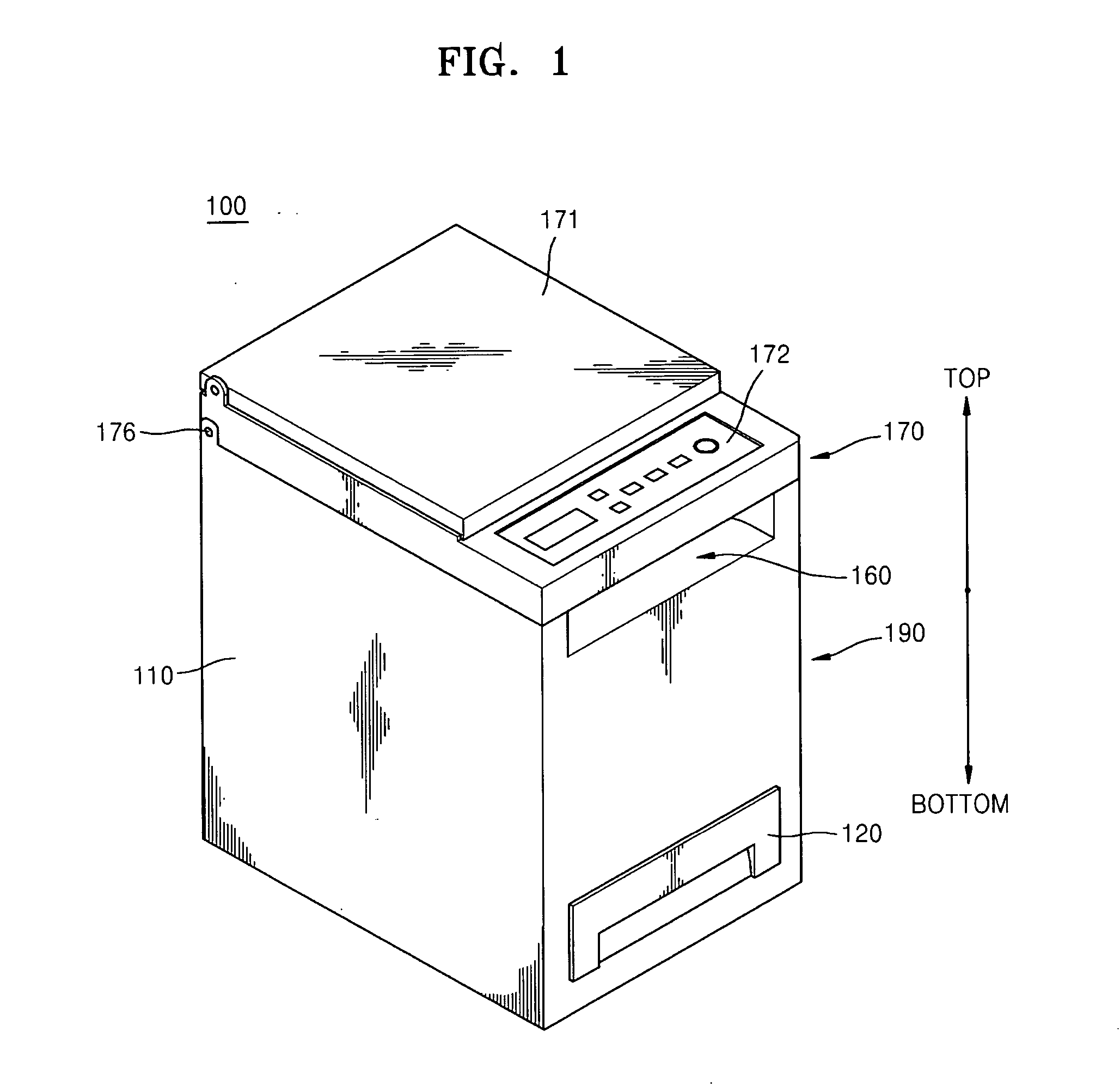 Image forming apparatus which can expand space of discharging unit