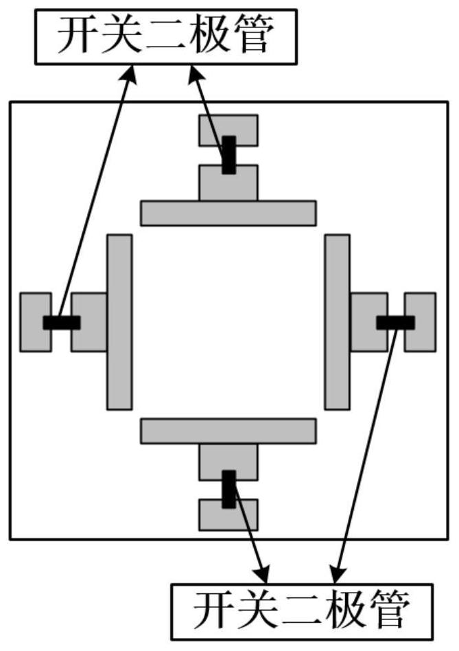 Rapid air interface testing method based on electrically-adjustable wave-absorbing metasurface