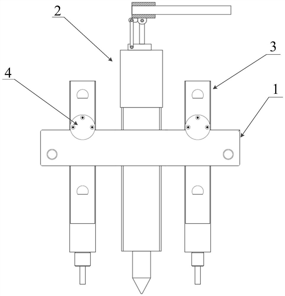 Device for demounting direct-axis quadrature-axis gear motors