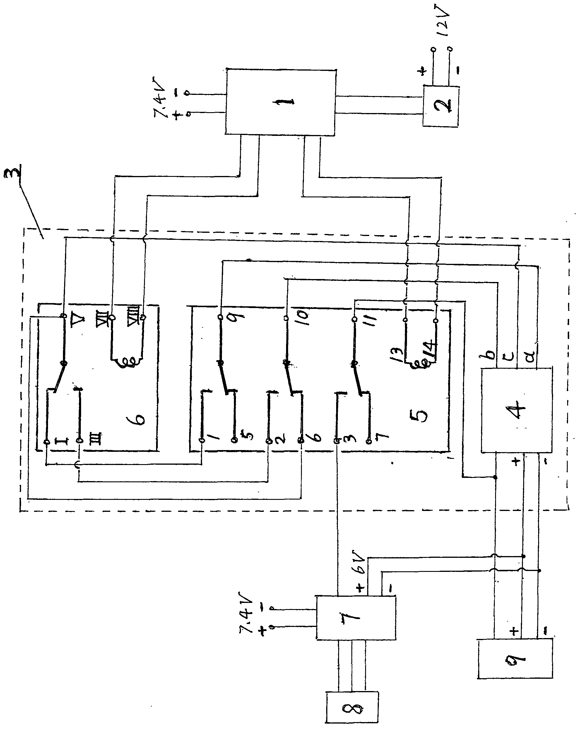 Automatic inflating and deflating air pressure adjusting system of air bag of aerostat