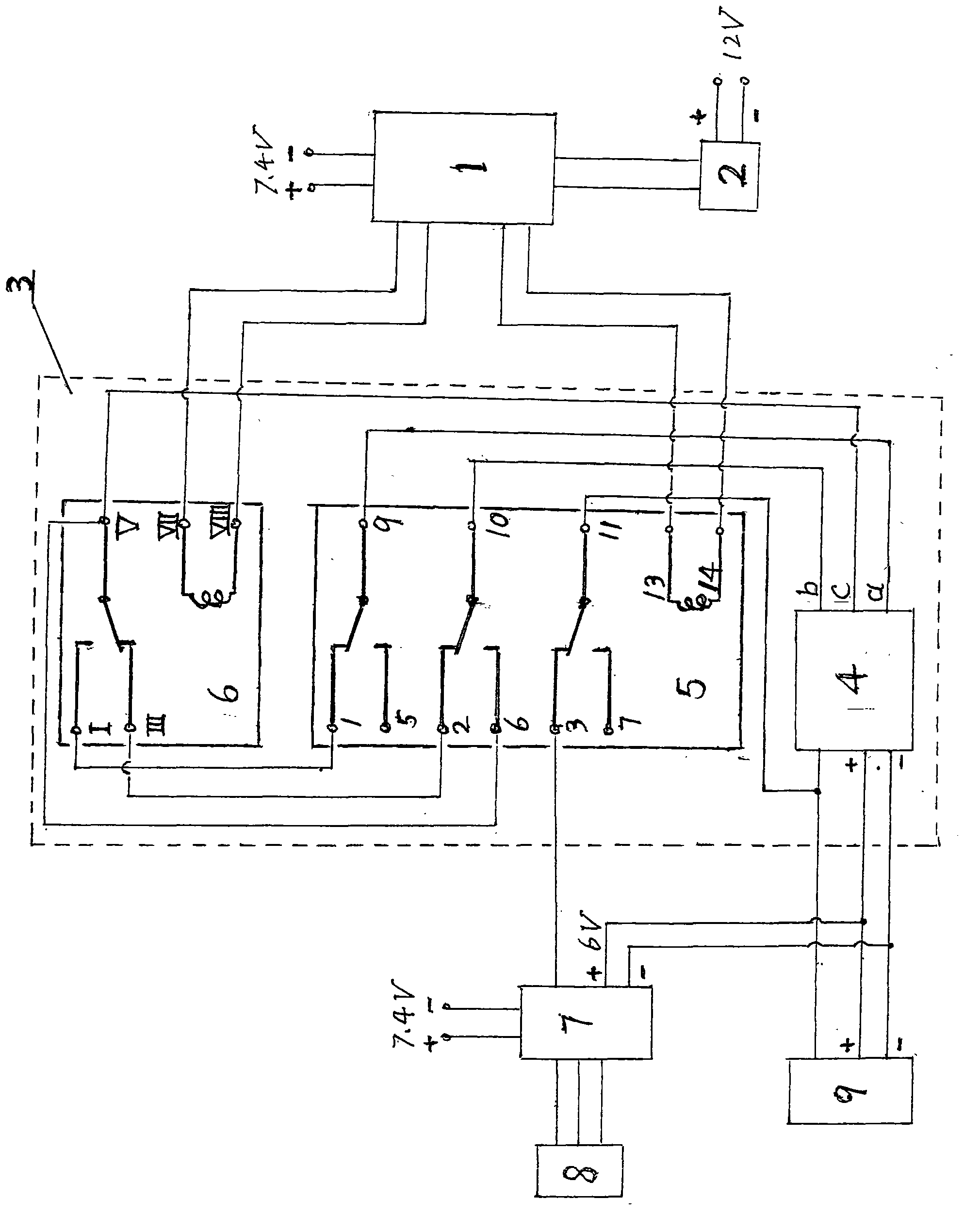 Automatic inflating and deflating air pressure adjusting system of air bag of aerostat