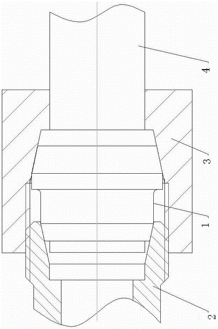 Secondary sealing pipe joint and its ferrule