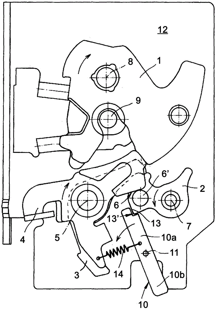 Motor vehicle door lock