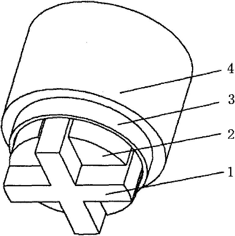 Slotted core ribbon cable