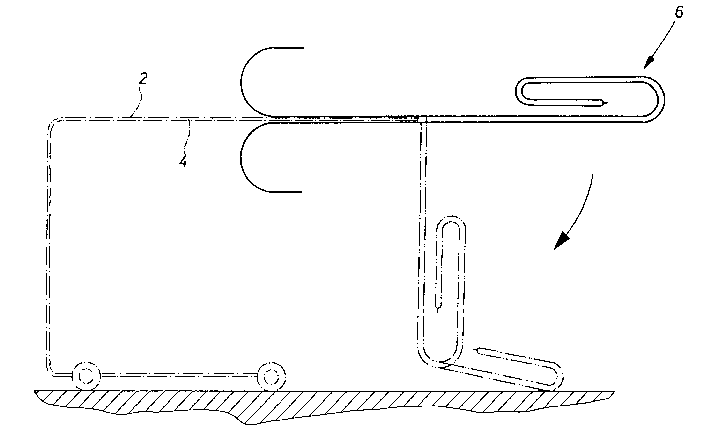 Folded medical cover for use in operation rooms and method for folding said cover