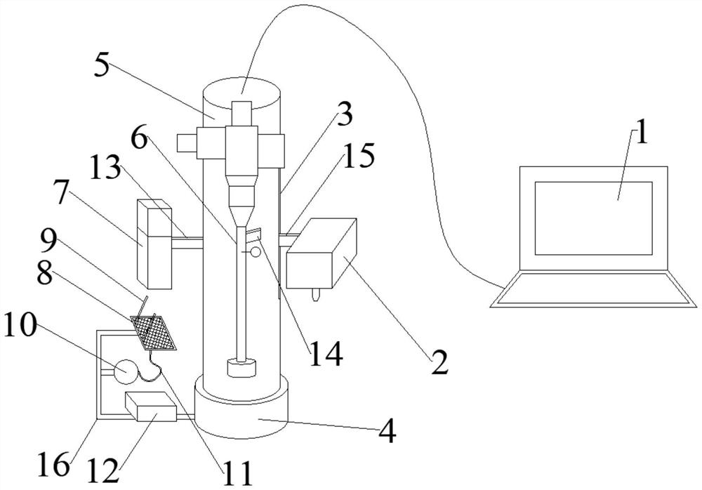 On-line continuous detection device for free silica dust concentration based on Raman spectroscopy