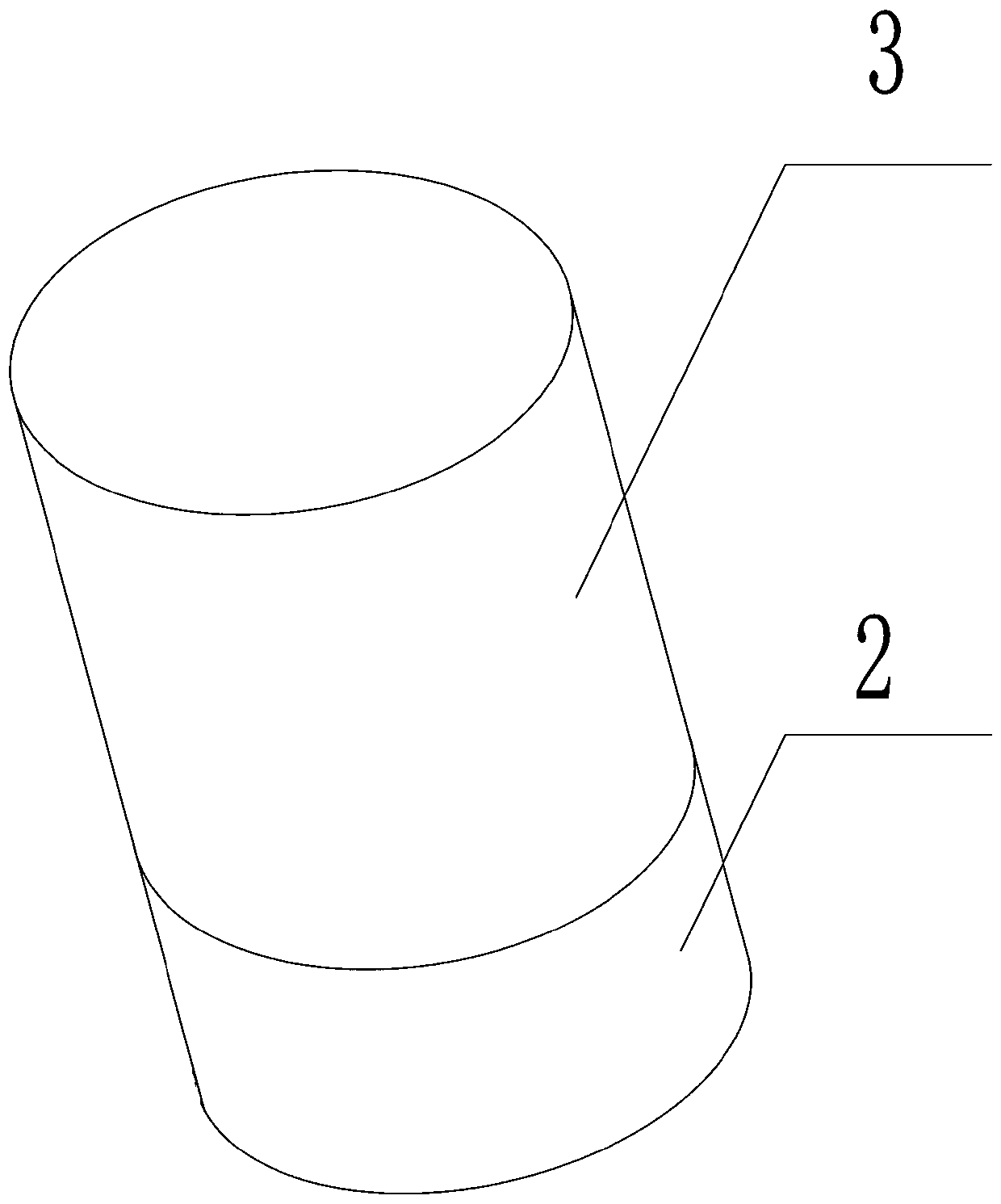 Integrated PCBN round rod-shaped cutting tool and manufacturing method thereof