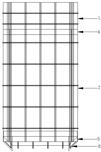 Deconstructed finite element assembled prestressed pile suitable for pile bottom hammering pile driving