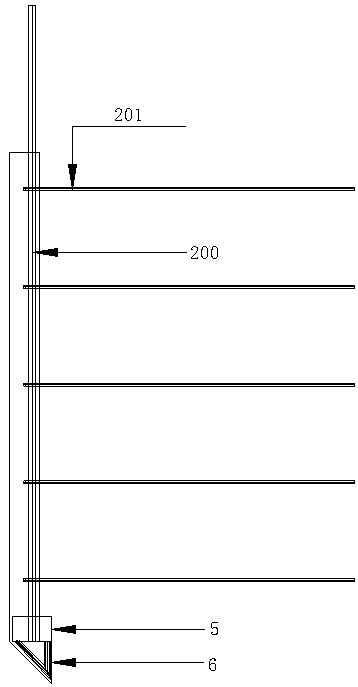 Deconstructed finite element assembled prestressed pile suitable for pile bottom hammering pile driving