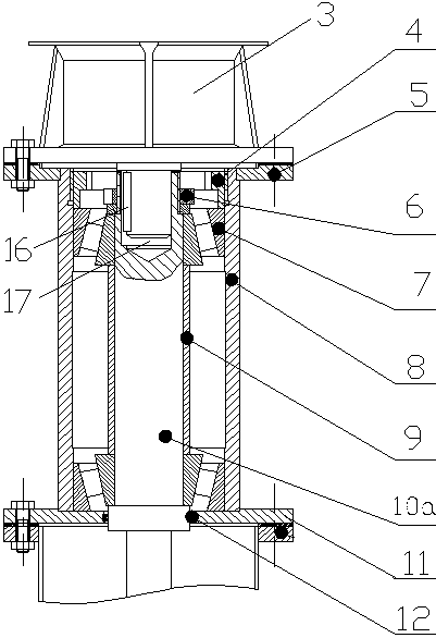 Screw conveyor type septic tank cleaning device and septic tank cleaning method