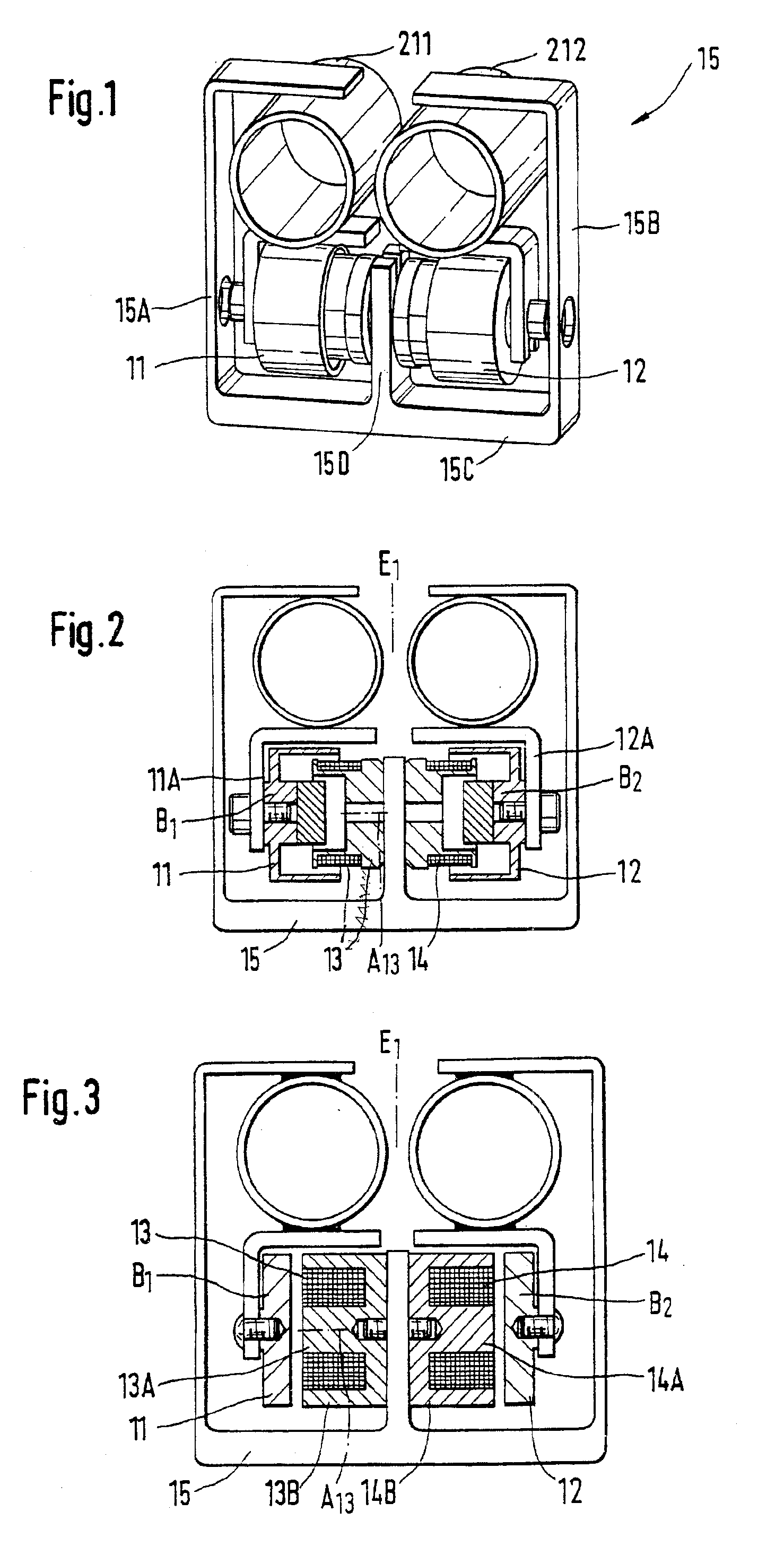 Magnetic circuit arrangement for a transducer