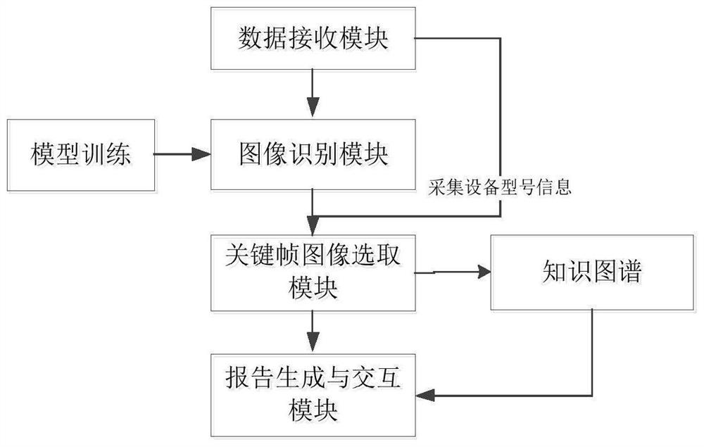 Endoscope report generation device and method, electronic equipment and readable storage medium