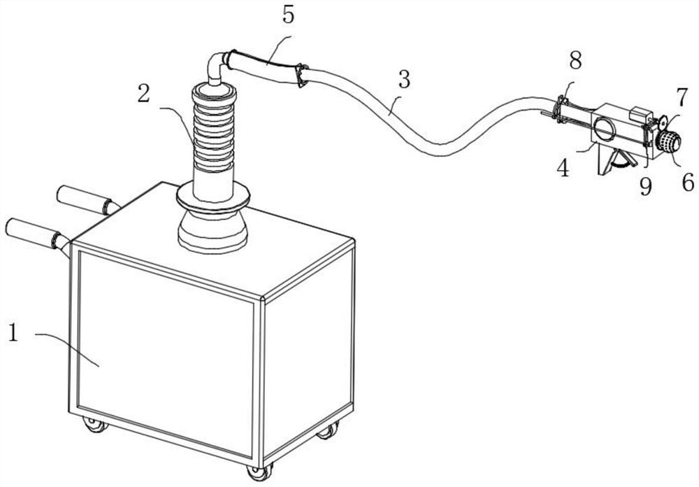 Wall surface paint spraying device for house construction