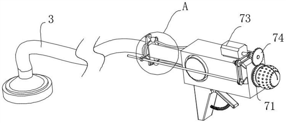 Wall surface paint spraying device for house construction