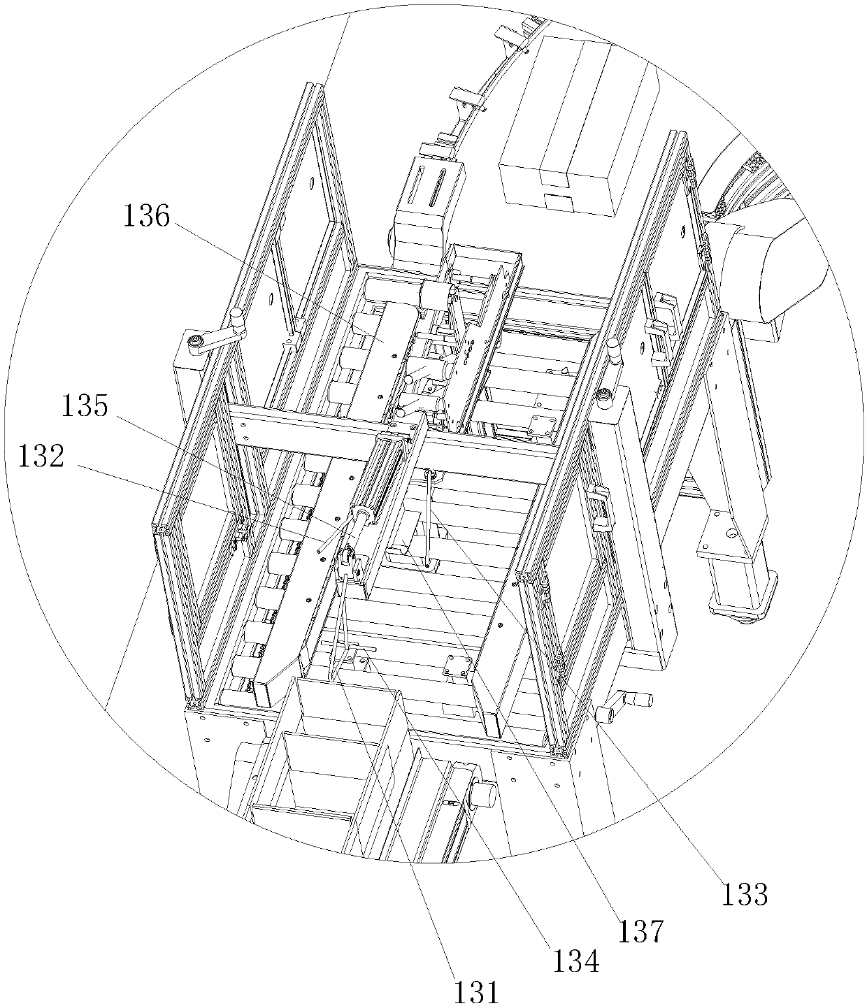 Automatic packaging line for simultaneous production in diversified mode