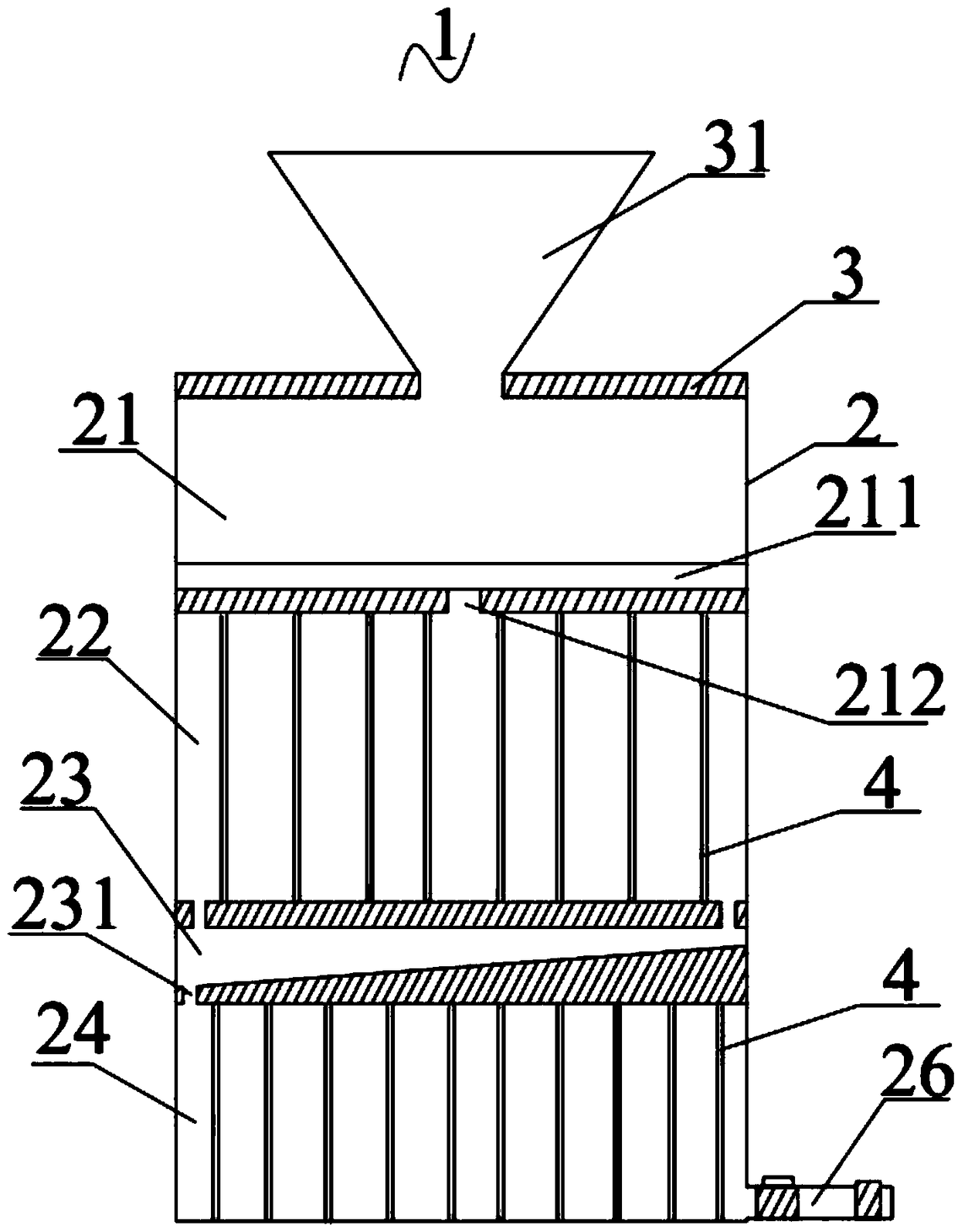 Honeycomb water storage tank capable of efficiently purifying stored water