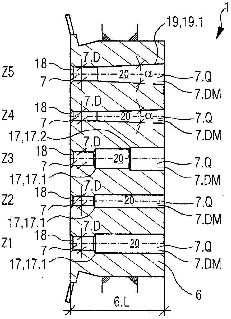 Headbox for a machine for producing a fibrous web