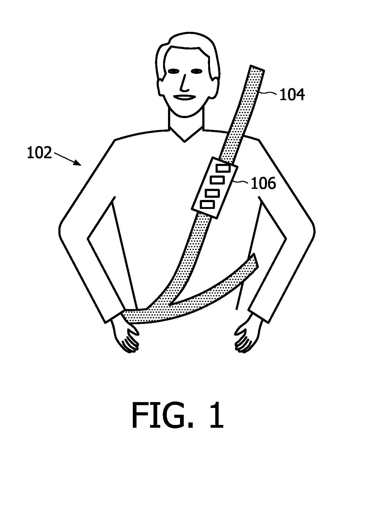 Method and system for monitoring vital body signs of a seated person