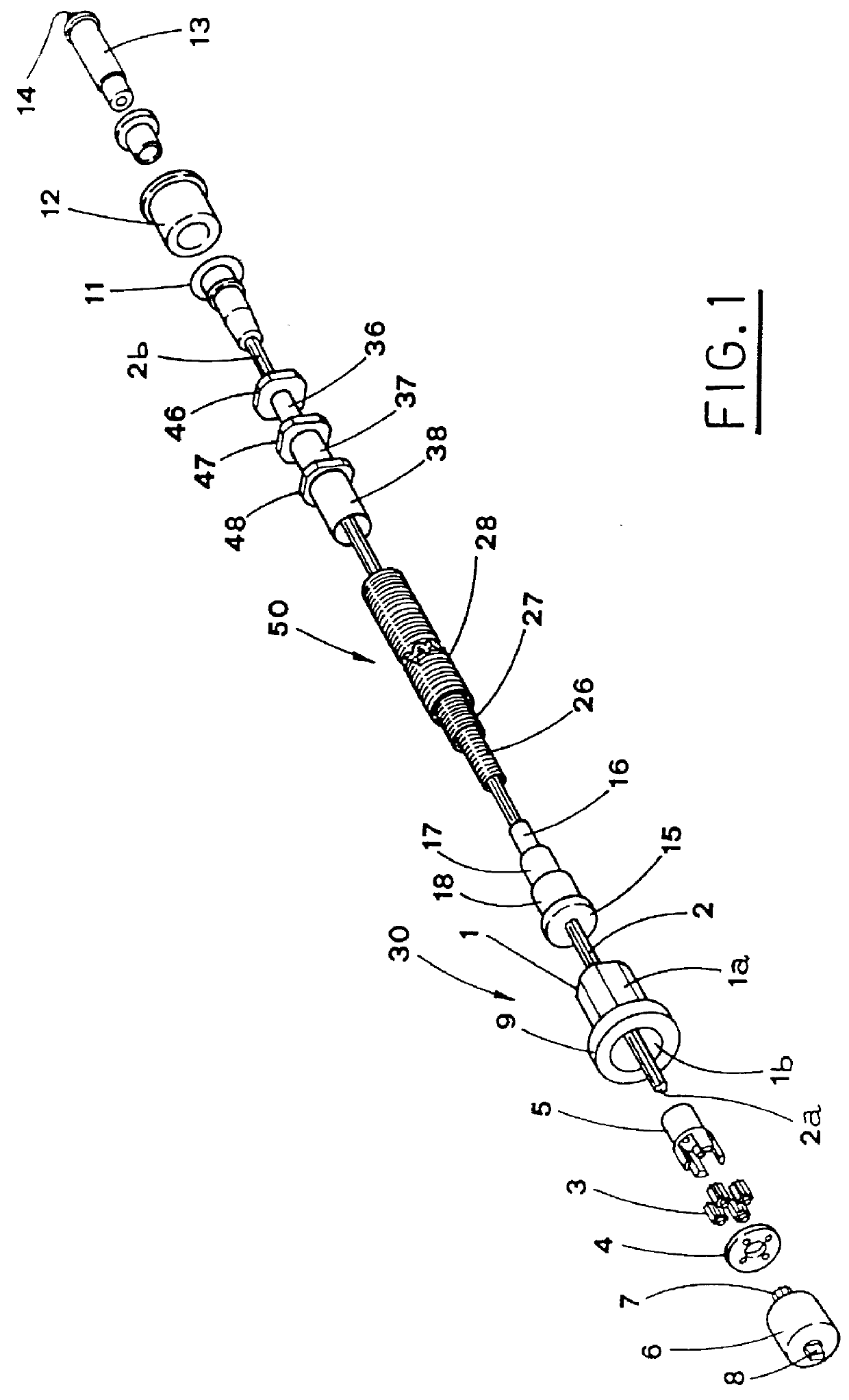 Spring device for rolling up a roller curtain