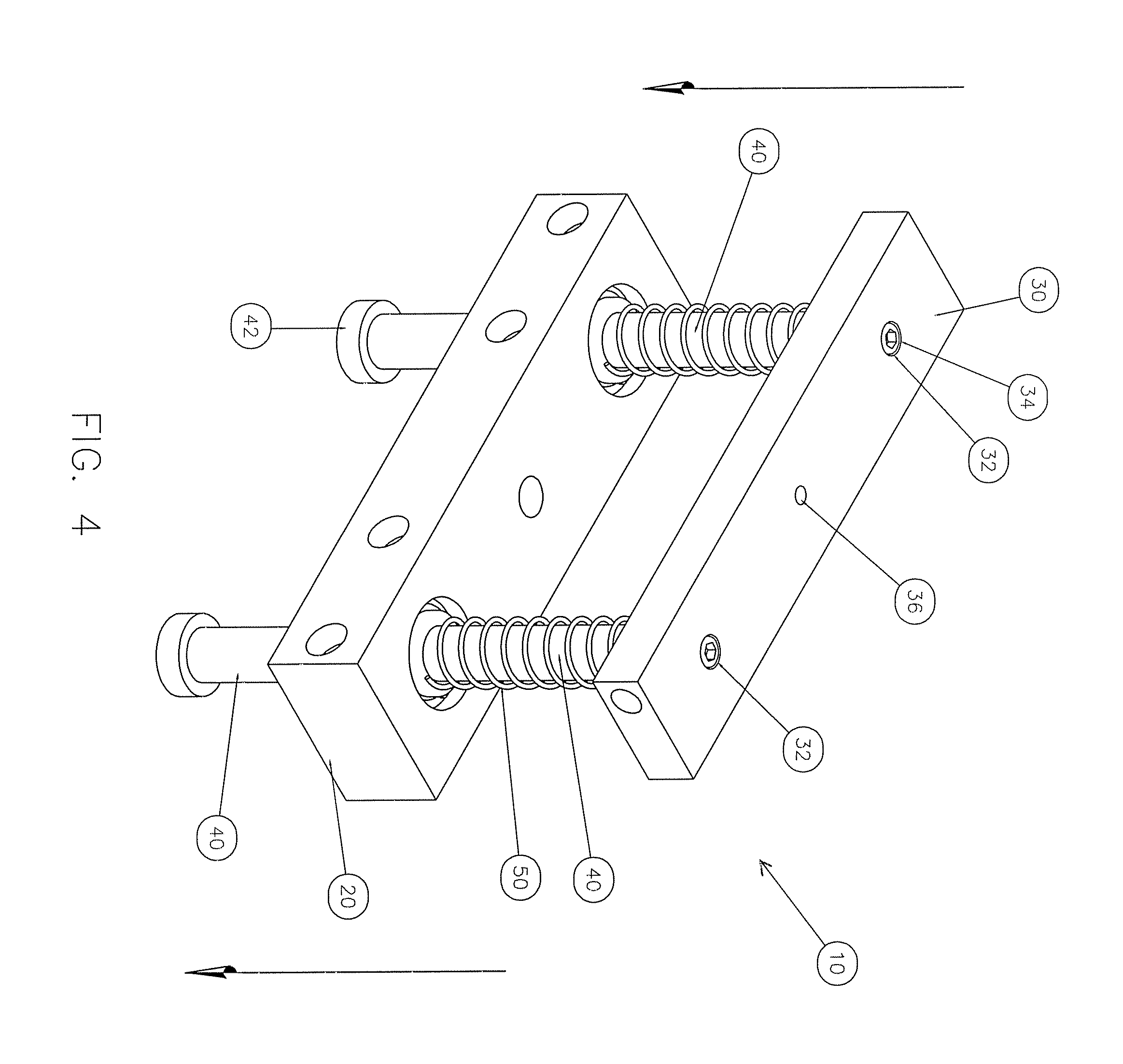 Interchangeable blow mold parison closing apparatus