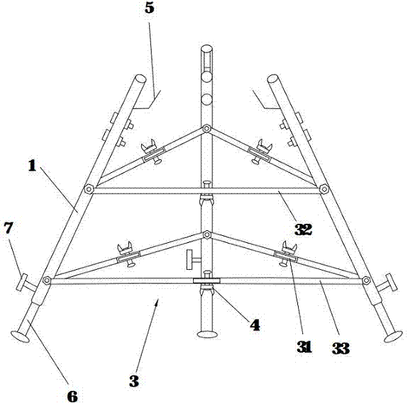 Support device for plankton net