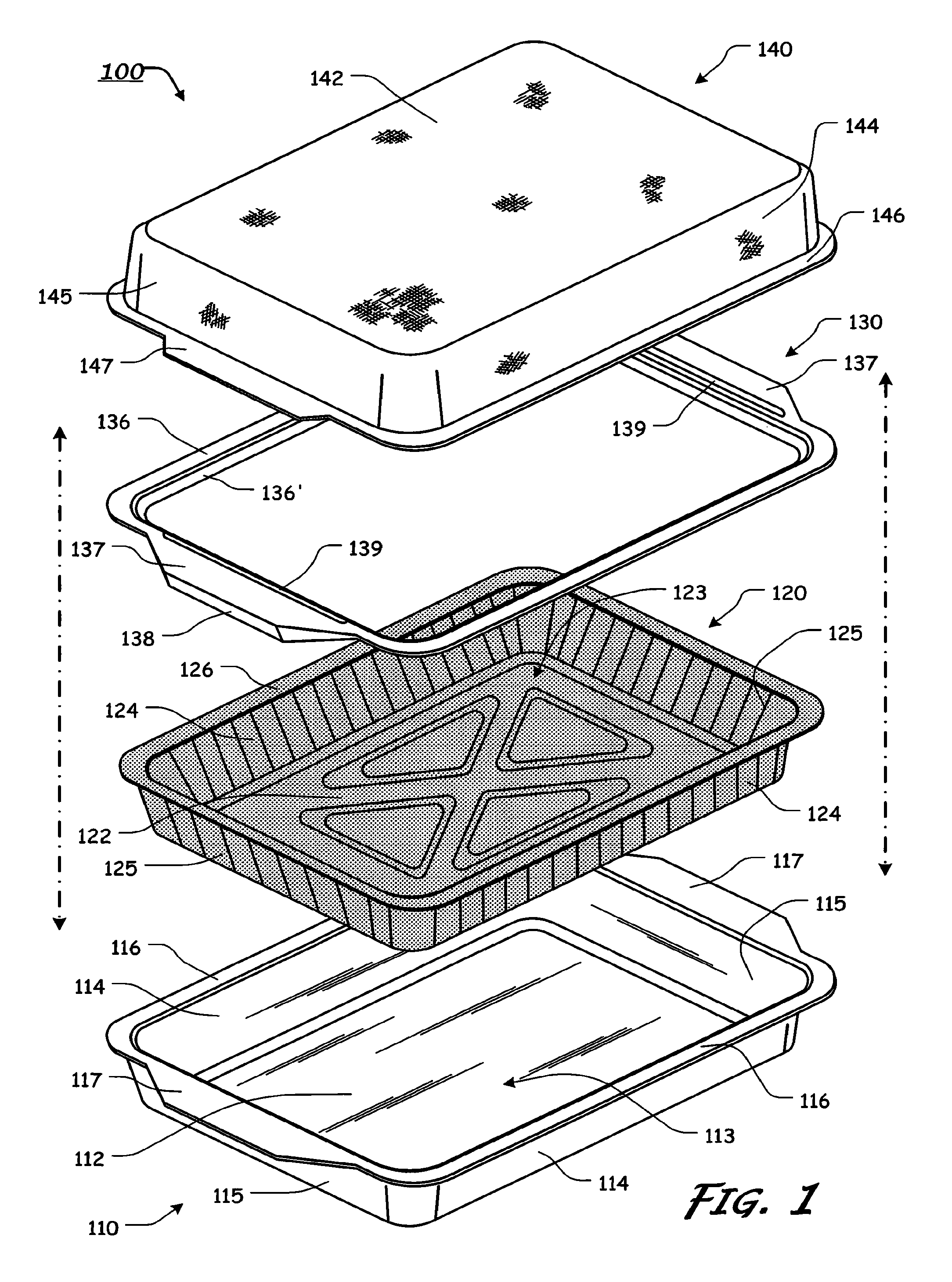 Decorative serving container system