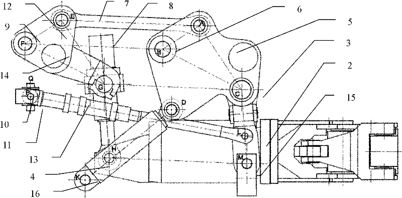 Claw beam lifting mechanism for forging manipulator