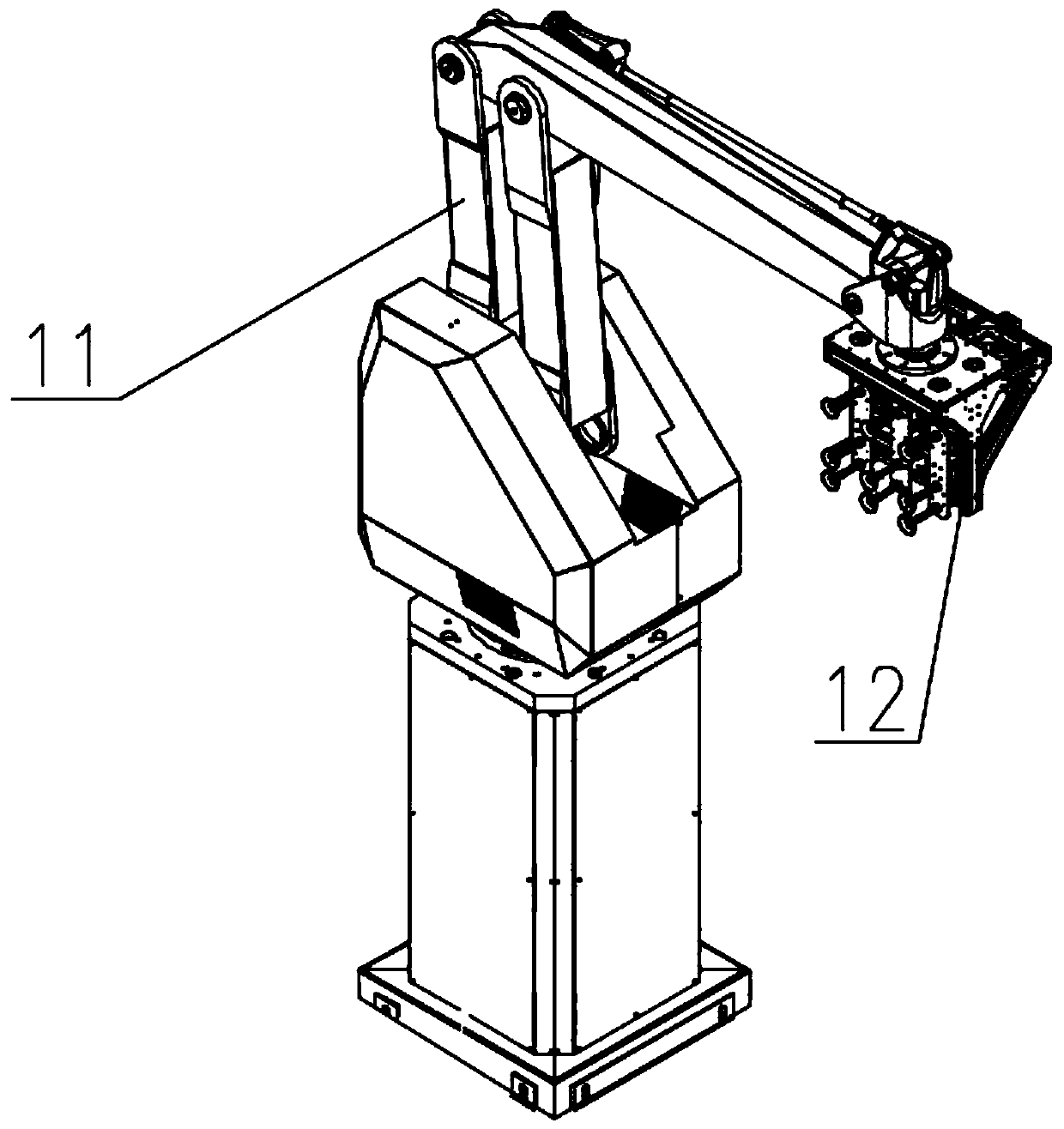 Automatic tray distribution and stacking system