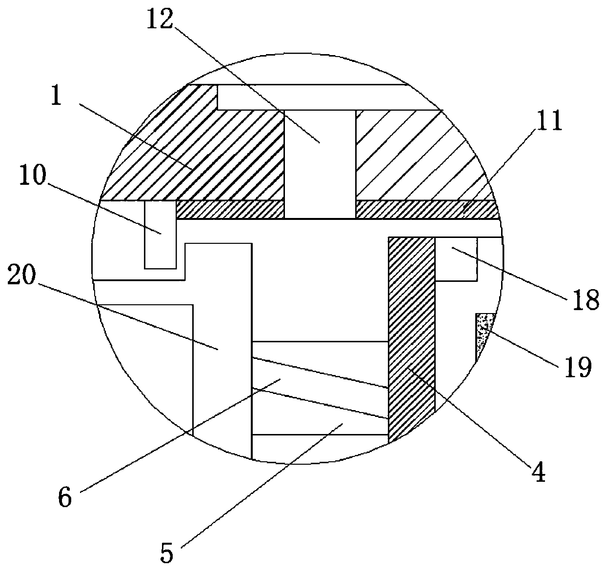 Layered settlement artificial zoogloea and preparation method thereof