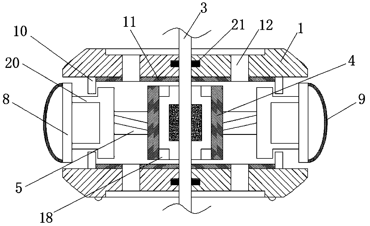 Layered settlement artificial zoogloea and preparation method thereof