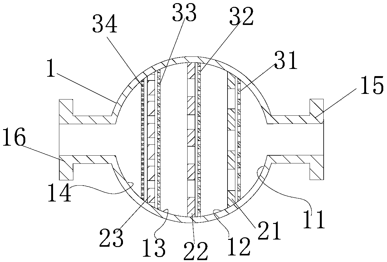 Anti-blocking type gas filter