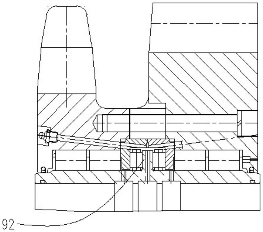 Walking wheel assembly of thin ore bed mining machine