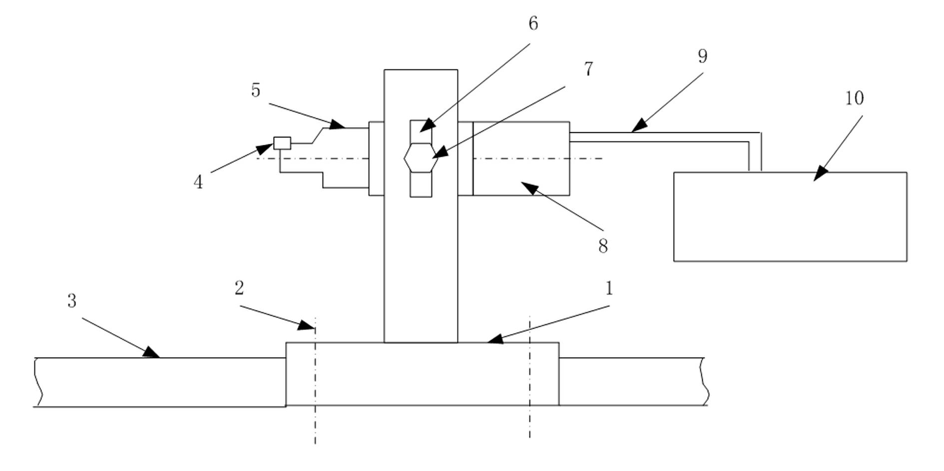 Single-excitation elliptical ultrasonic vibration finishing device