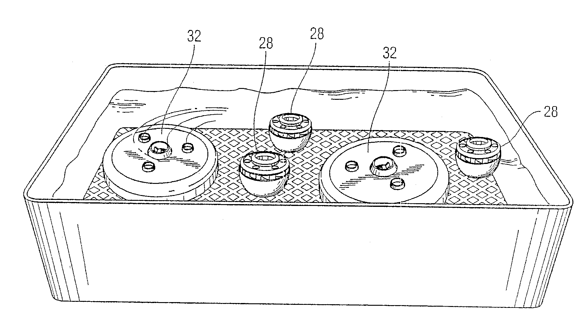 Water jet mechanism for whirlpool effect in pedicures or other applications