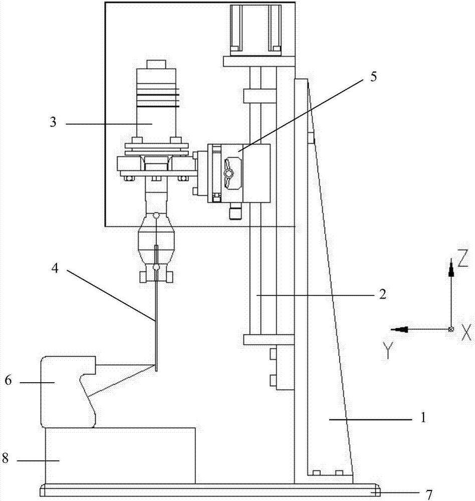 Precise ultrasonic punch and tool head angle adjusting method thereof