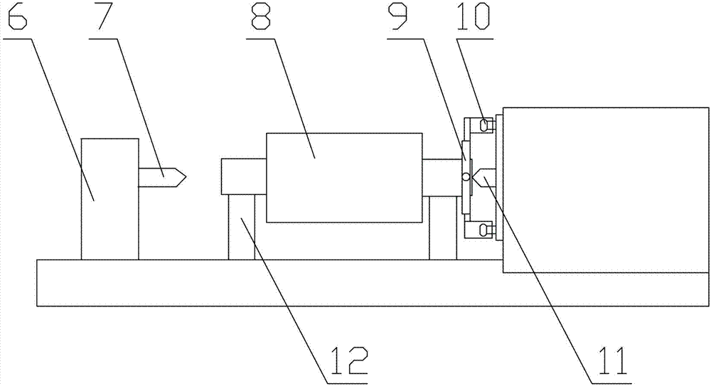 Shifting fork device for transmission and automatic separation of upper roll system of grinding lathe