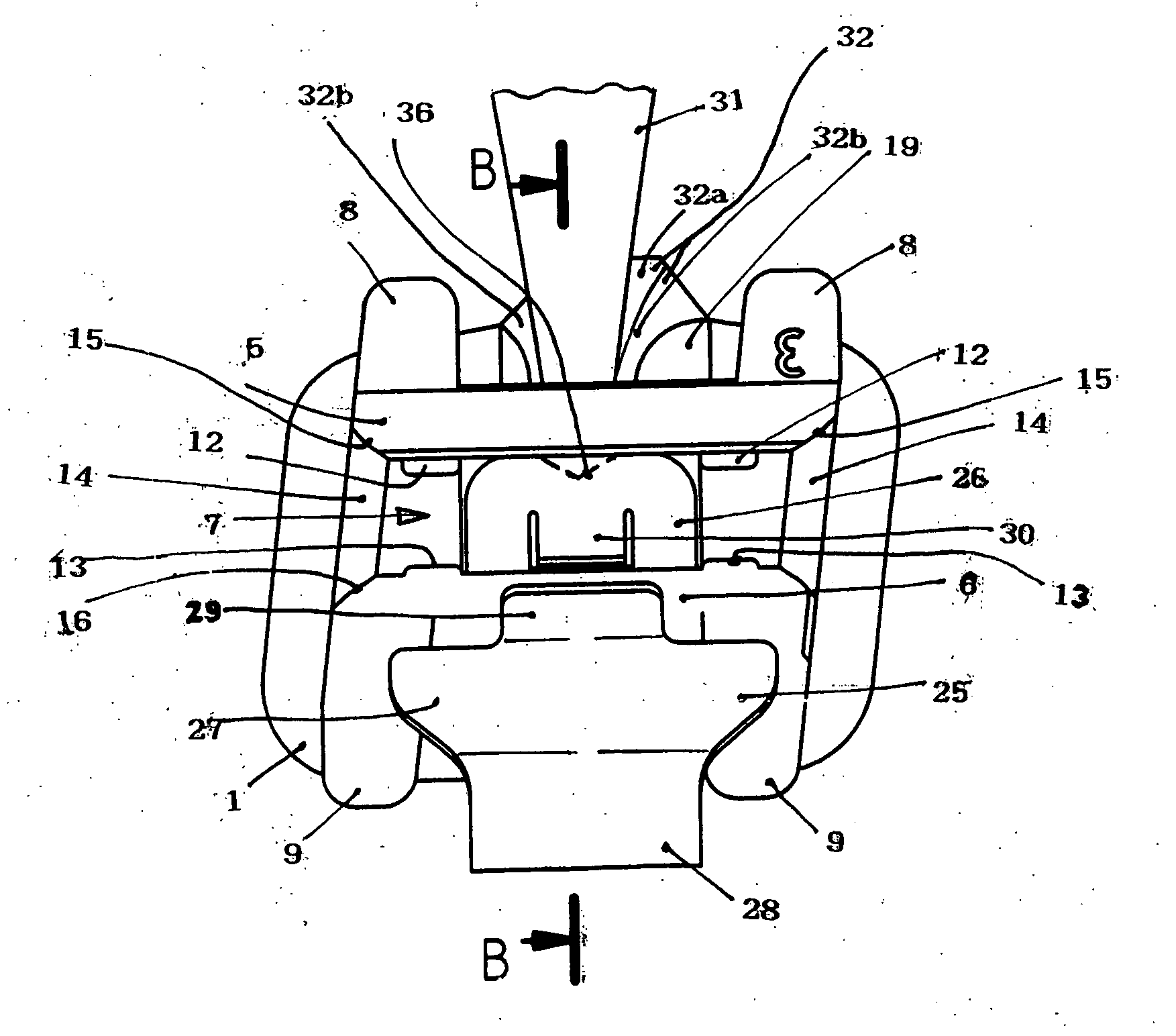 Self-ligating bracket for use in orthodontics