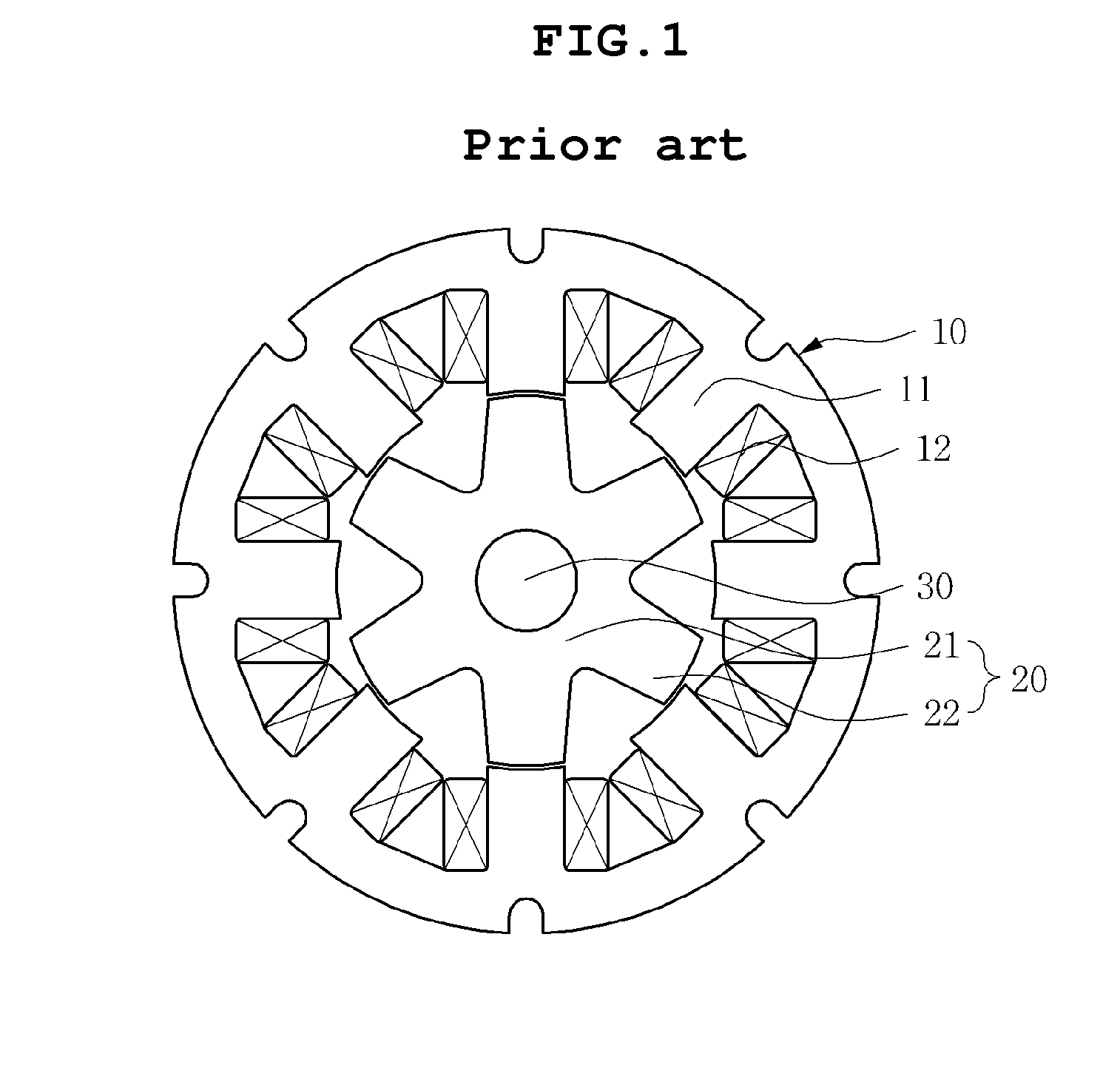 Transverse switched reluctance motor