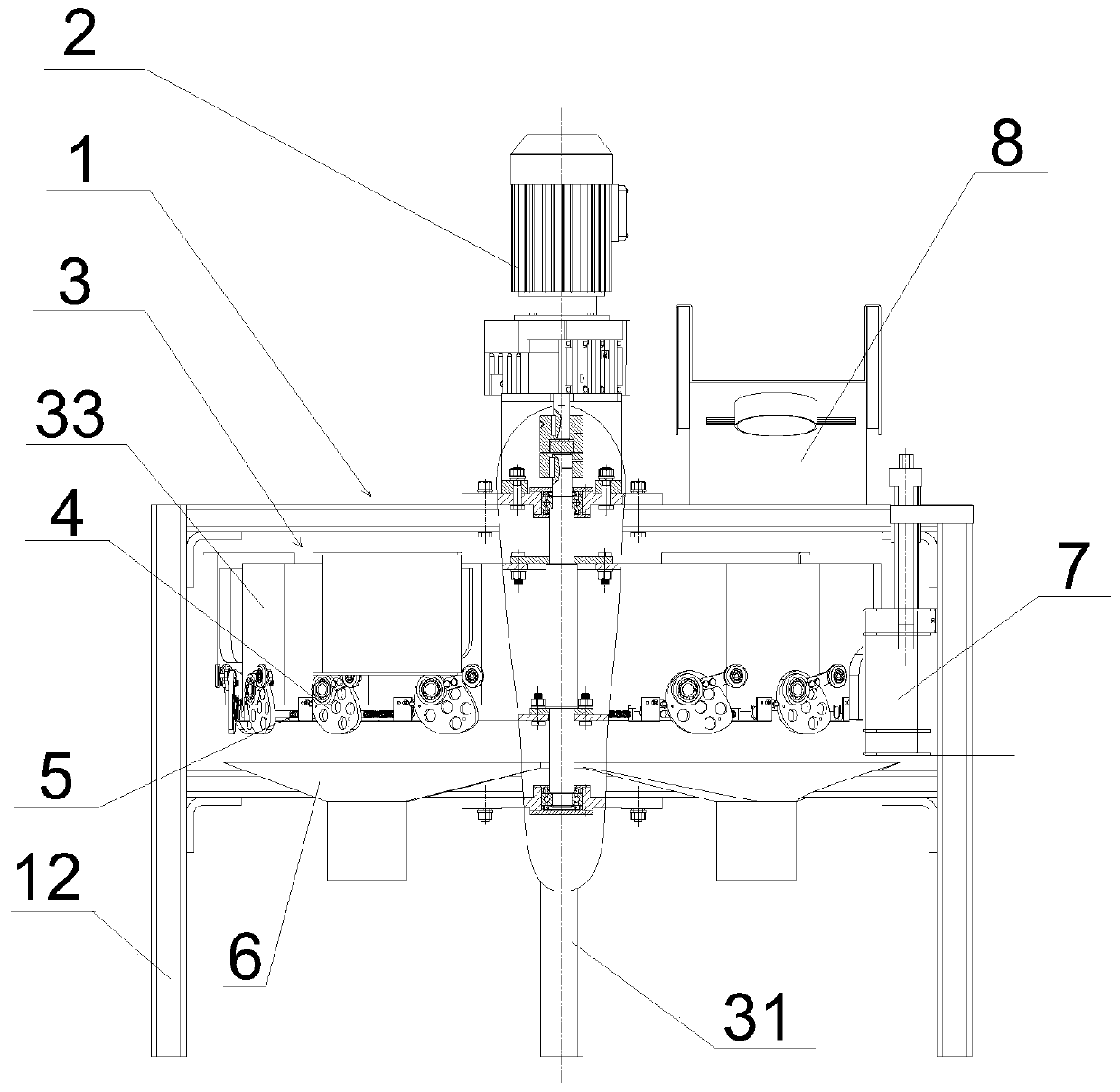 A live fish grading and screening machine