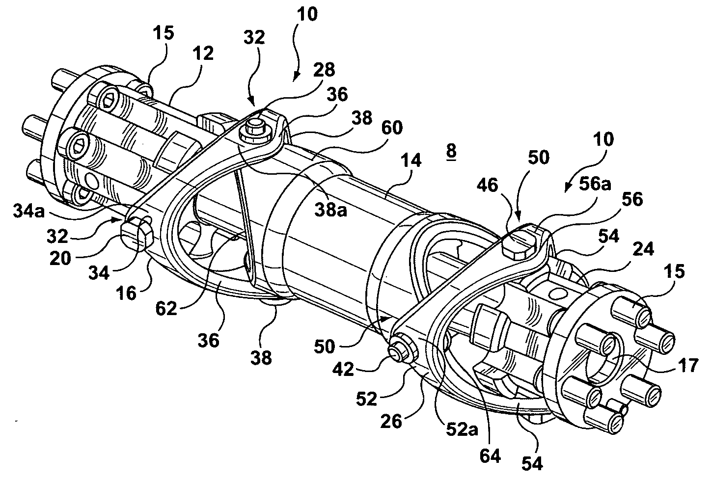 Hollow universal joint