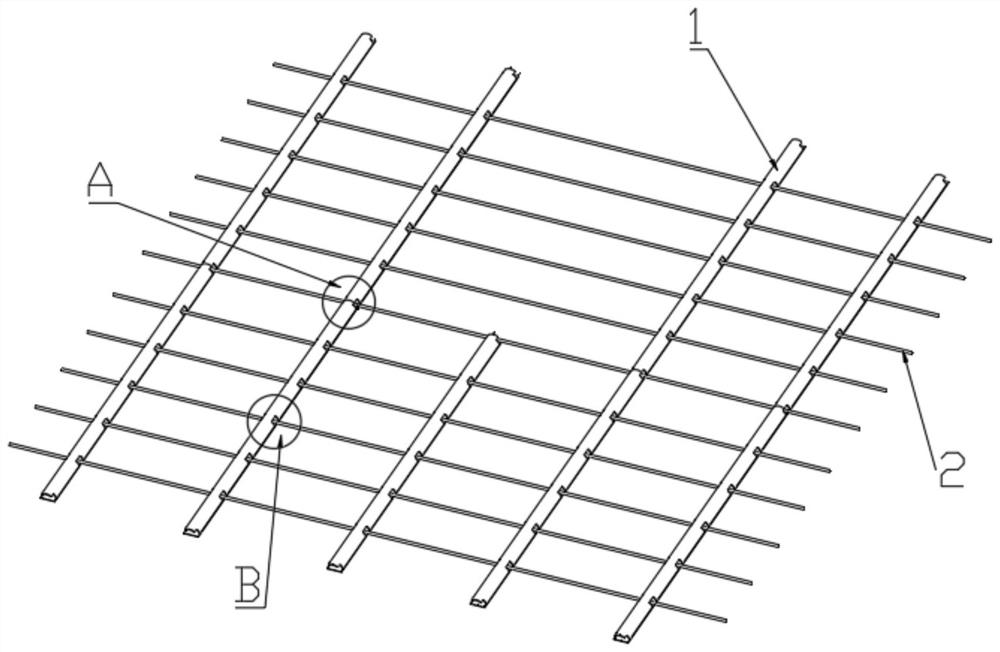 Foundation pit slope protection reinforcing structure for civil engineering