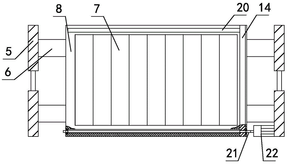 Cutting blender mixer used for hay automatic discharging, pressing and filtering