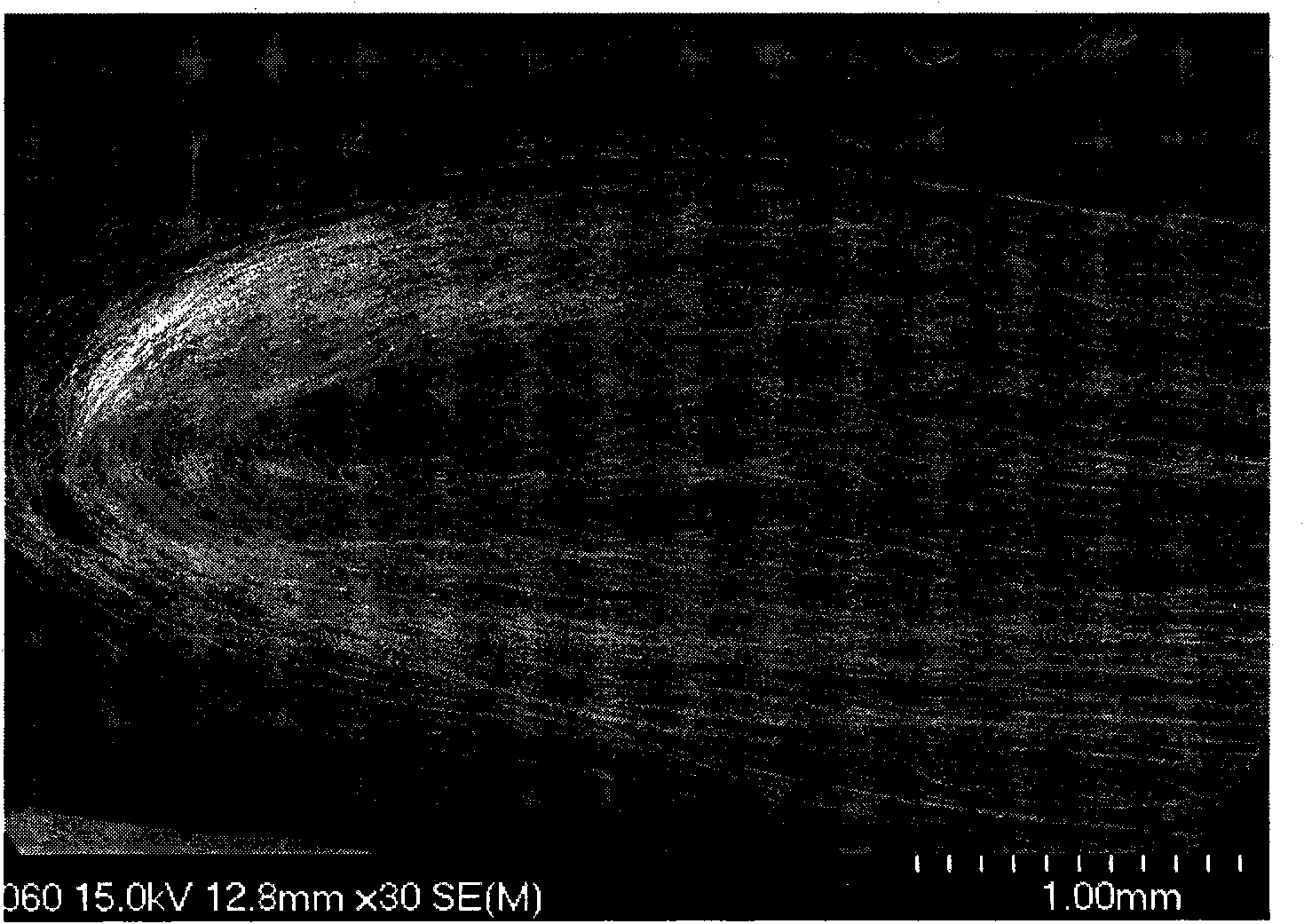 Method for increasing yield of SiC nano fiber by applying boric acid