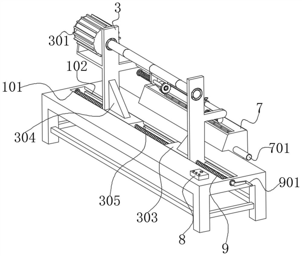 Rapid dense screen winding device for building engineering site construction