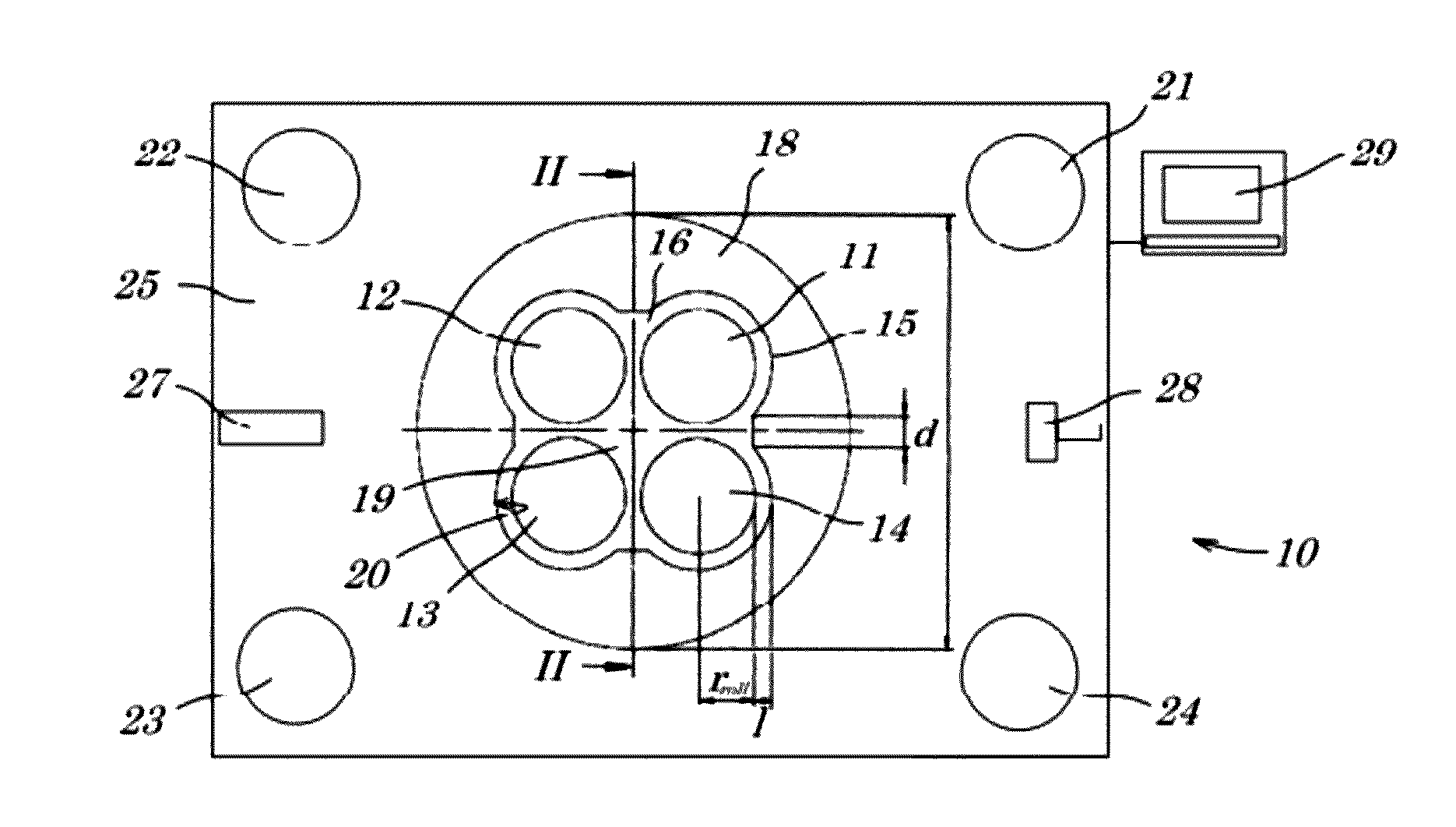 Method and device for determining mechanical stress load and interface effects on particles dispersed in a fluid