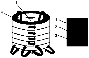 A kind of preparation method of diamond composite material