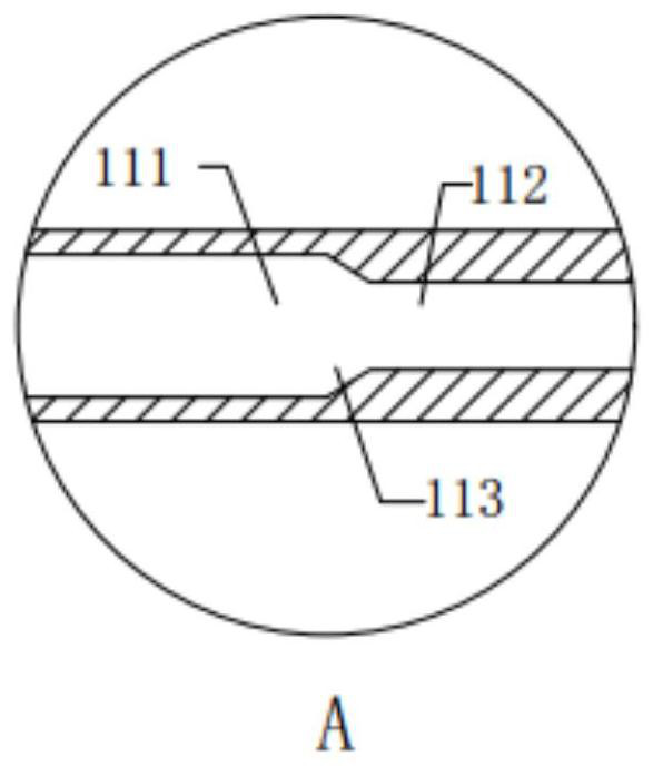 Liquid separation device for heat exchanger and heat exchanger