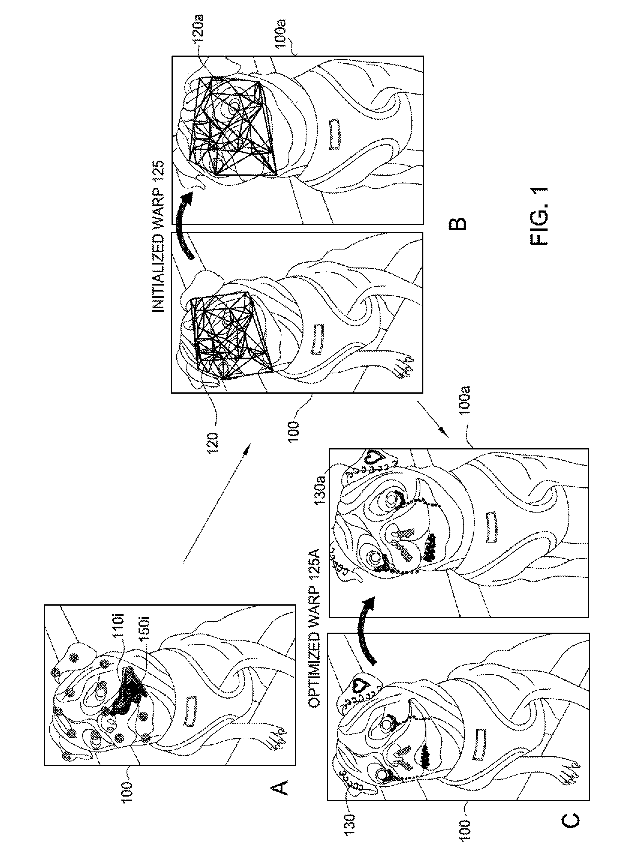 Transfusive image manipulation