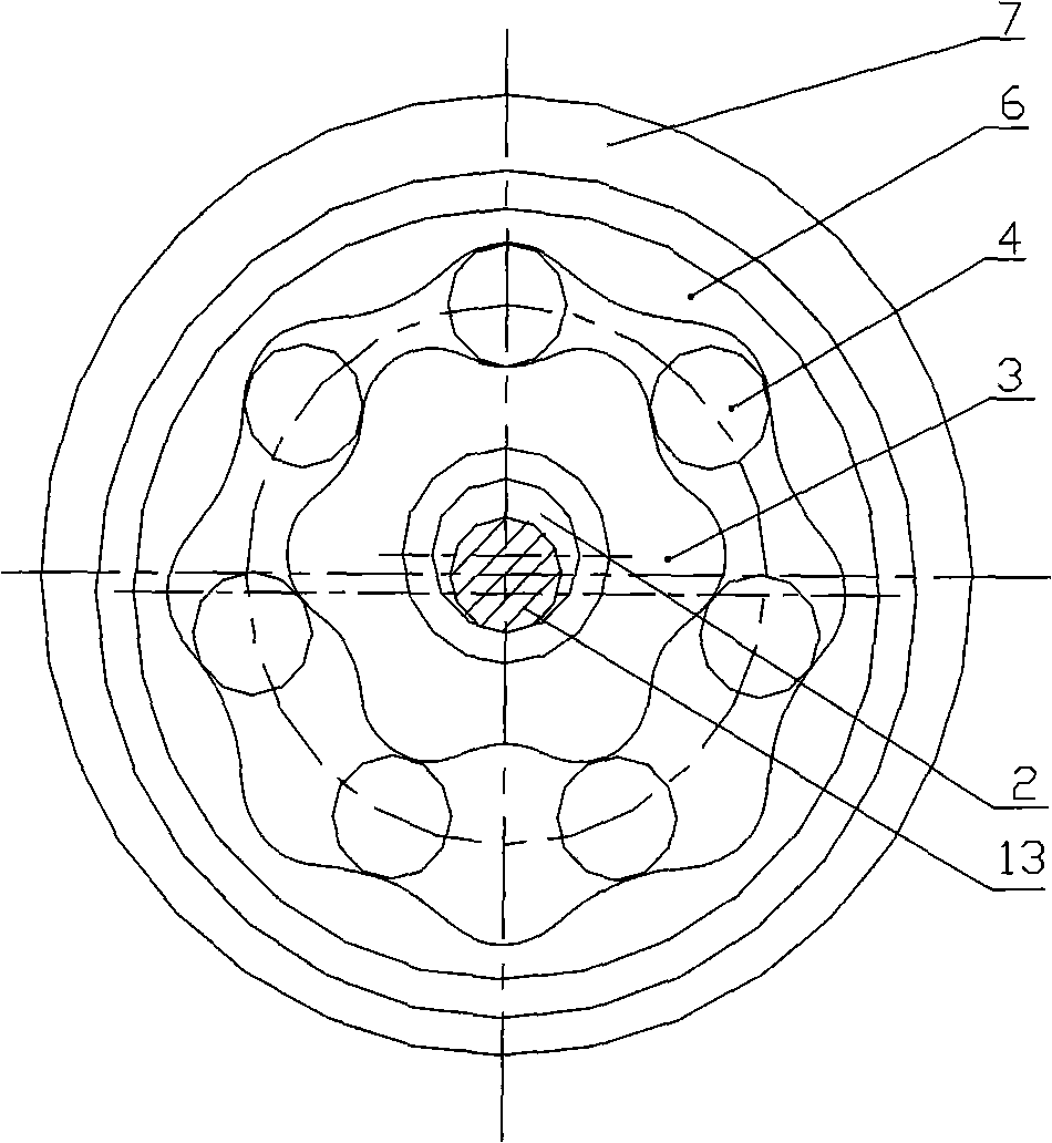 Double-cycloid rotor variable pump