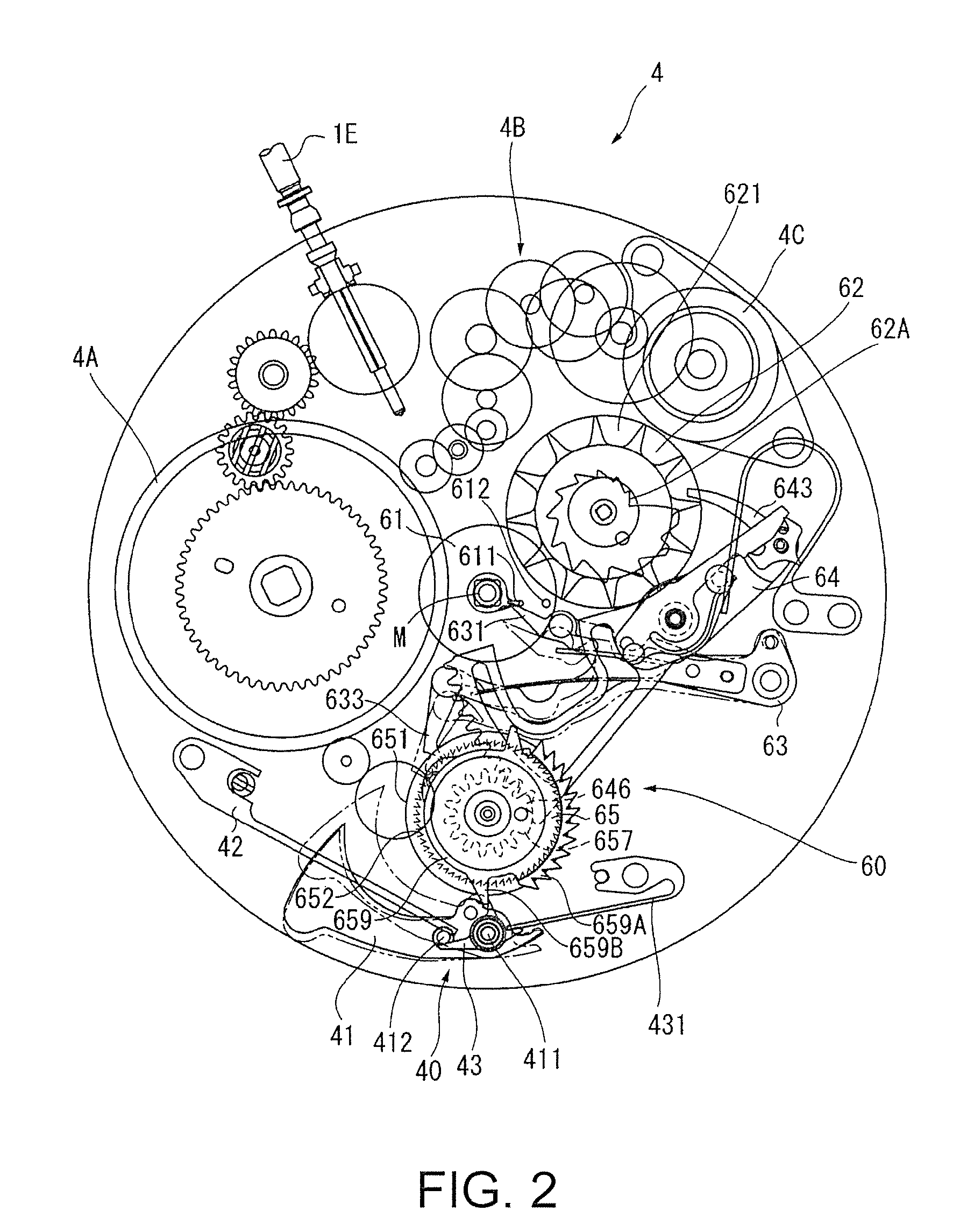 Timepiece and portable device